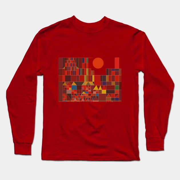 Paul Klee Inspired #1 Long Sleeve T-Shirt by shamila